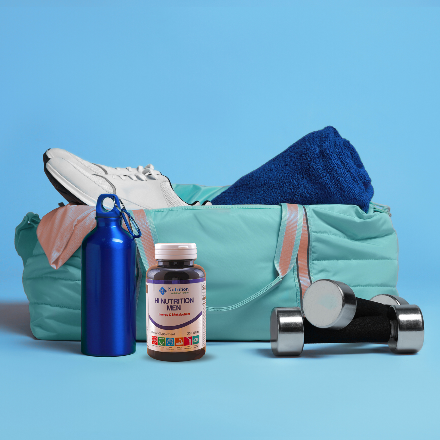 Hi Nutrition Men Multivitamin Tablets – Daily Vitamins & Minerals for Energy, Immunity & Wellness