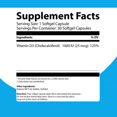 SG Indrop D – Vitamin D3 (1000 IU) Softgel Capsules for Bone, Immunity & Heart Health (30 Softgels) | UAE