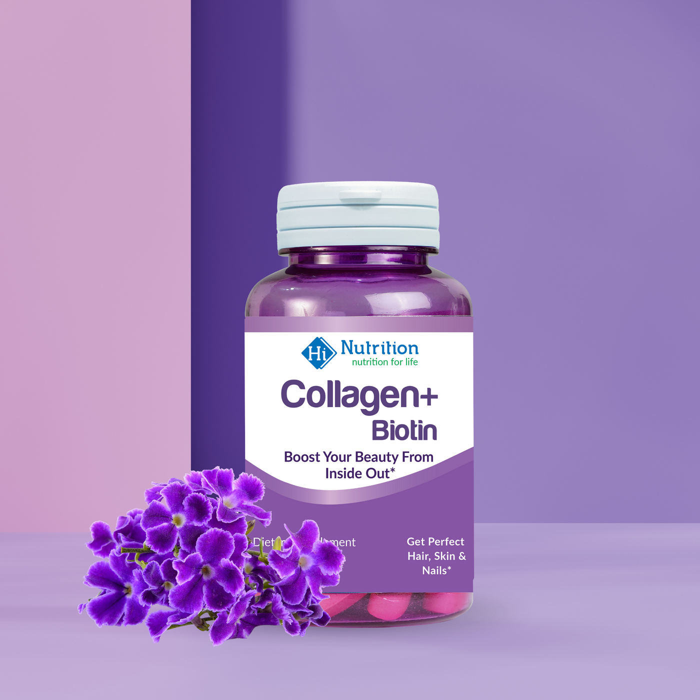 Collagen + Biotin Tablets – Hair, Skin & Nails Supplement with Vitamin C & ALA (30 Tablets)