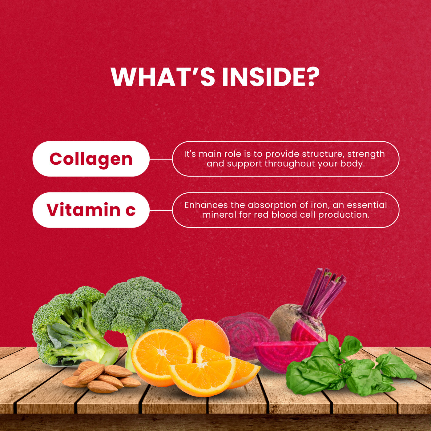 Collagen + Vitamin C Tablets – Skin Glow, Anti‑Aging & Immunity Support (30 Tablets) | UAE