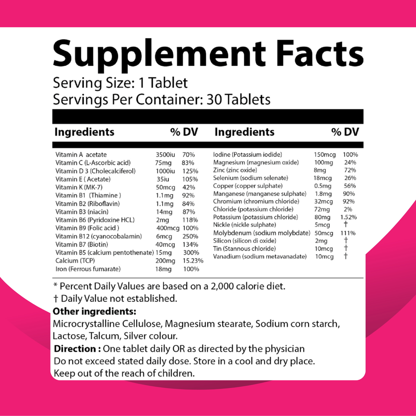 Couple Combo Bundle – Men’s & Women’s Multivitamin Tablets for Energy, Immunity & Vitality (30 + 30 Tablets) | UAE