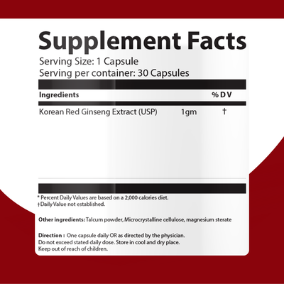 Brain Health Booster Pack – Buy 2 Get 1 Free | Korean Red Ginseng Extract for Focus, Stamina & Energy