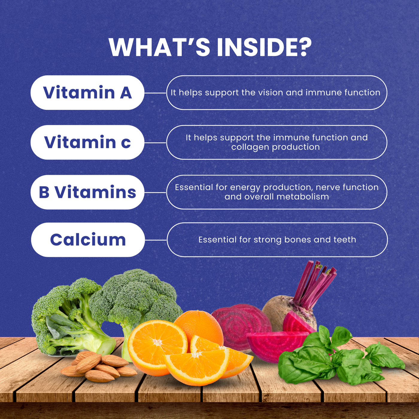 Hi Nutrition Men Multivitamin Tablets – Daily Vitamins & Minerals for Energy, Immunity & Wellness