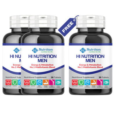 Alpha Men Bundle – Buy 2 Get 1 Free | Men’s Multivitamin for Energy, Immunity & Wellness