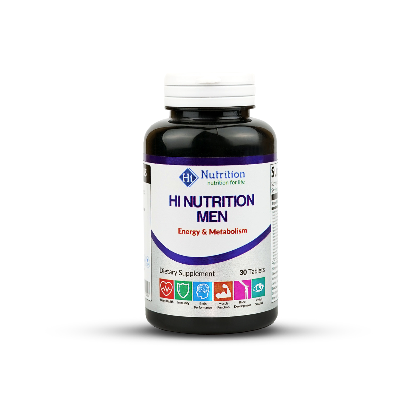 Hi Nutrition Men Multivitamin Tablets – Daily Vitamins & Minerals for Energy, Immunity & Wellness