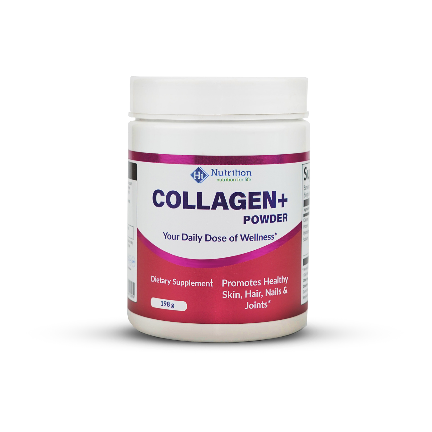 Collagen+ Powder – Hydrolyzed Bovine Collagen for Skin, Hair, Nails & Joints (198g | 30 Servings) | UAE